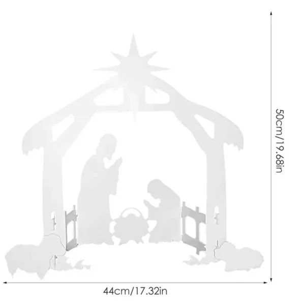 Holy Night Outdoor Christmas Nativity Set