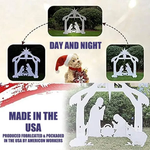 Holy Night Outdoor Christmas Nativity Set