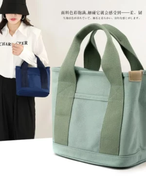 Large Capacity Multi-Pocket Handbag