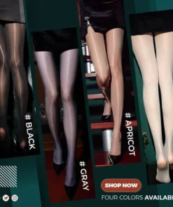 Pearlescent Silk Stockings Pantyhose