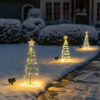 Solar Metal LED Christmas Tree Decoration String Lights