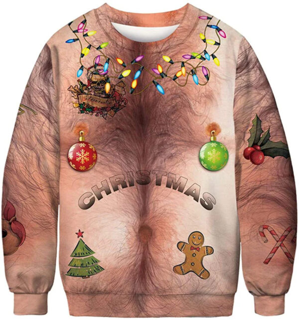 Topless Men Ugly Sweatshirt