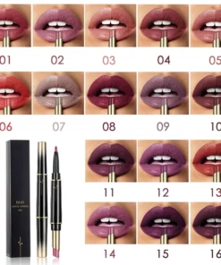 16 Color Long Lasting Lipstick Lipstick + Lip Liner Combo