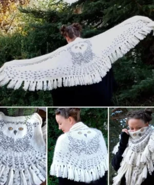 2022 NEW ! RETRO OWL SCARF