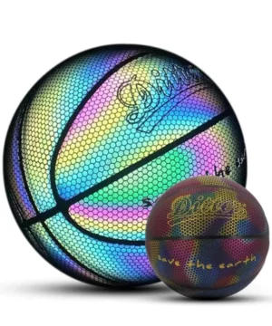 HOLOGRAPHIC REFLECTIVE GLOWING BASKETBALL