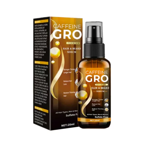 CaffeineGRO Hair & Beard Serum Spray