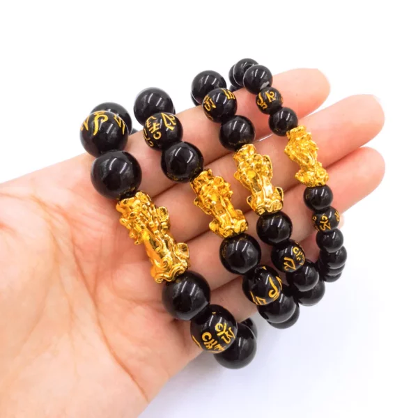 Feng Shui Bixiu Obsidian Bracelet