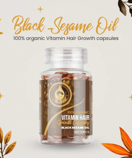 100% organic Vitamin Hair Growth capsules