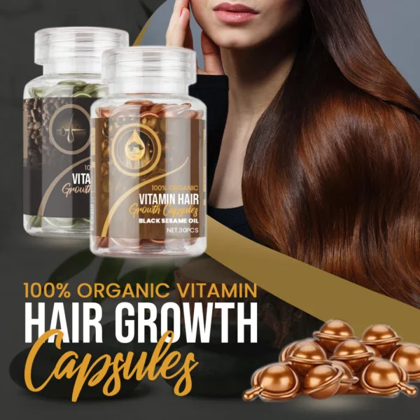 100% organic Vitamin Hair Growth capsules