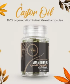 100% organic Vitamin Hair Growth capsules