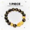 Feng Shui Black Obsidian Wealth Bracelet