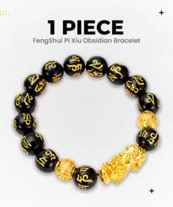 Feng Shui Black Obsidian Wealth Bracelet