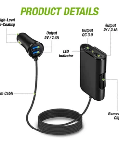 TurboPlug 70W Multi Ports Super Car Charger