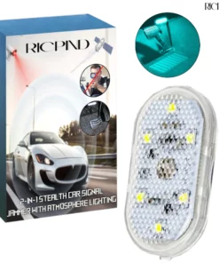 RICPIND 2-in-1 Stealth Car Signal Jammer with Atmosphere Lighting 2