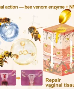 AAFQTMBee Venom NMN Natural Repair Vaginal Capsules