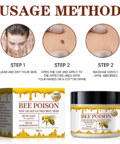 Bee poison Wart and Mole Removal Treatment Cream