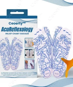 Ceoerty™ AcuReflexology Relief Chart Socken