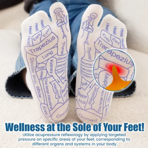 Ceoerty™ AcuReflexology Relief Chart Socks