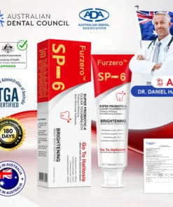 Furzero™ Aussie SP-6 Probiotic Ultra Whitening Toothpaste