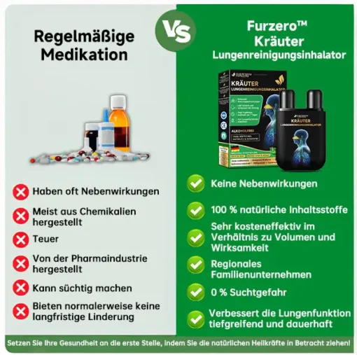 Furzero™ Kräuter-Lungenreiniger-Inhalator