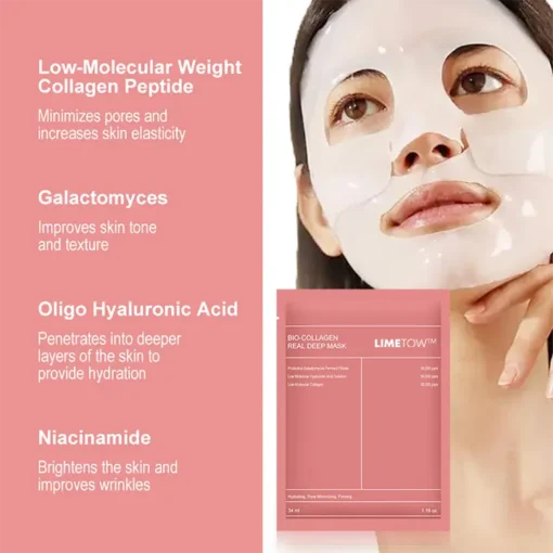 LIMETOW™ Bio-Collagen Real Deep Mask