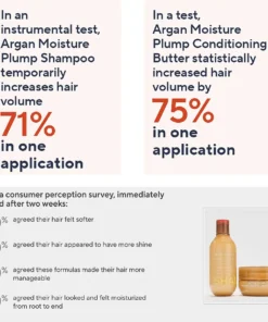 Moisture Plump Argan Shampoo & Conditioning Hair Butter Set