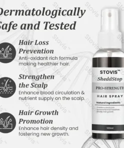 STOVIS™ SheddStop Pro-Strength Hair Spray