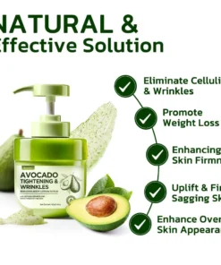 flysmus™ Avocado Tightening & Wrinkles Reducing Body Lotion Scrub