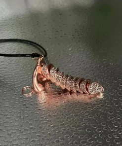 925 Sterling Silver Pullable Penis Pendant