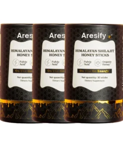 Aresify® Shilajit Honey Sticks