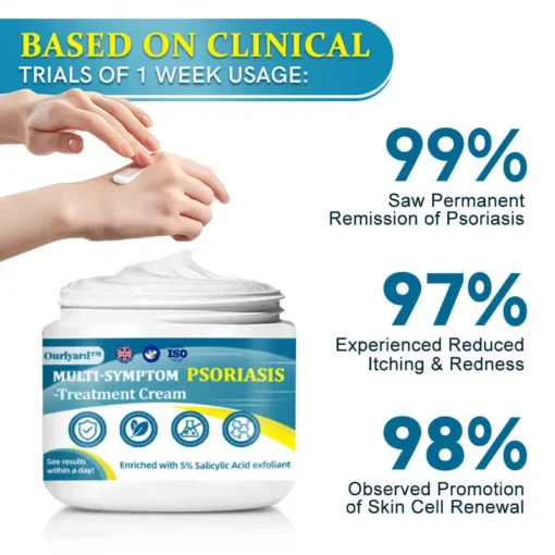 EMA-Certified - Ourlyard™ Advanced Multi-Symptom Psoriasis Treatment Cream - Dermatologist Approved - 75% OFF