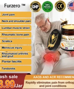 Furzero™ Bee Venom Arthritis Therapy Cream(Specially for older adults & AAOS recommends)