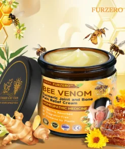 Furzero™ Bee Venom & Turmeric Joint and Bone Pain Relief Cream (Specializes in Joint and Arthritis Pain & AAOS Recommends)