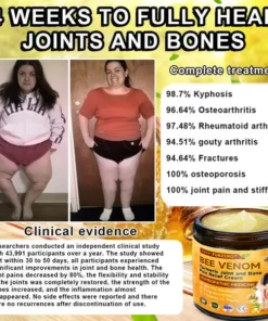 Furzero™ Bee Venom & Turmeric Joint and Bone Pain Relief Cream (Specializes in Joint and Arthritis Pain & AAOS Recommends)