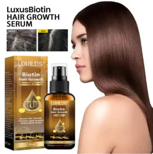 LOVILDS™ Biotīna matu augšanas serums