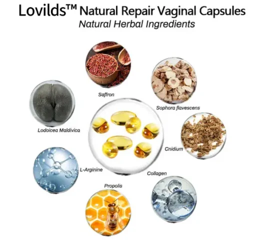 LOVILDS™ Instant Itch Relief & Natural Detox & Firming Repair & Pink and Tender Natural Capsules