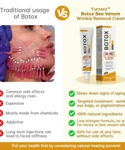 Made and Shipped from USA - Furzero™ Botox Bee Venom Wrinkle Removal Cream - LAST DAY 70% OFF