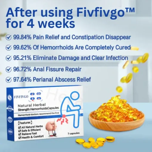 Fivfivgo™ Natural Herbal Strength Hemorrhoid Capsules - Image 2