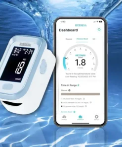 Hermsa™ Precision Noninvasive Bluetooth Blood Glucose and Ketone Testing Medical Device