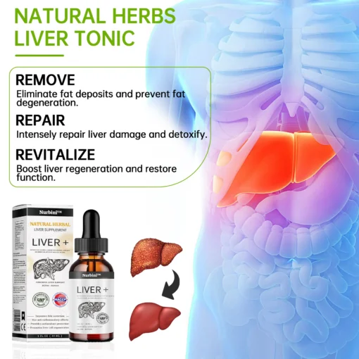 Nurbini™ Natural Herbal Liver Supplement - Image 3