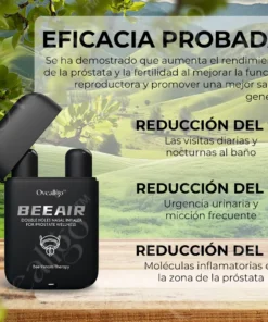 Oveallgo™ BeeAir Inhalador nasal de doble orificio para el bienestar de la próstata