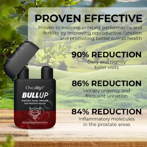 Oveallgo™ PRO Spain BullUp Double Holes Nasal Inhaler for Prostate Health