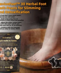 RevivaFoot™ Bee Venom Lymphatic Drainage & Slimming Foot SoakBeads