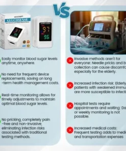 NESLEMY™ GlucoSense Non-Invasive Laser Blood Glucose Meter