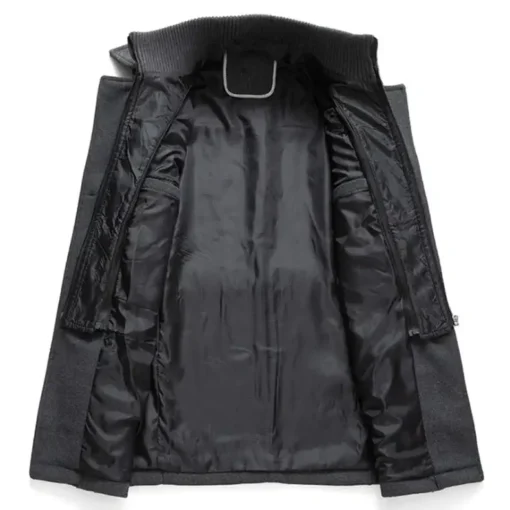 Windproof Wool Two-piece Coat - Image 5