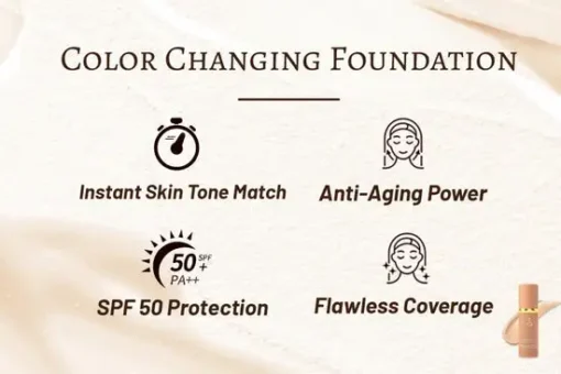 Winter Sale 4 in 1 Color Changing Foundation SPF 50 - Image 3